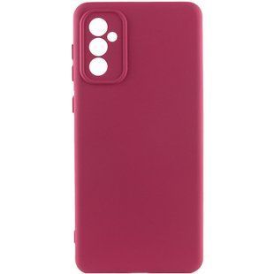Чохол Silicone Cover Lakshmi Full Camera (A) для Samsung Galaxy A35 Бордовий / Marsala