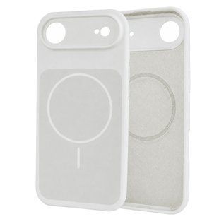 Чехол для iPhone 17 Air Dual Tone Silicone MagSafe Case &ndash; White