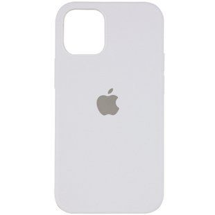 Чохол для iPhone 13 Silicone Full / закритий низ Білий / White