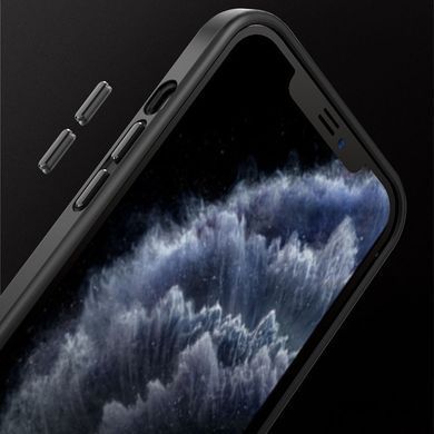 TPU+PC чохол Metal Buttons with MagSafe для Apple iPhone 14 Pro Max (6.7") Чорний