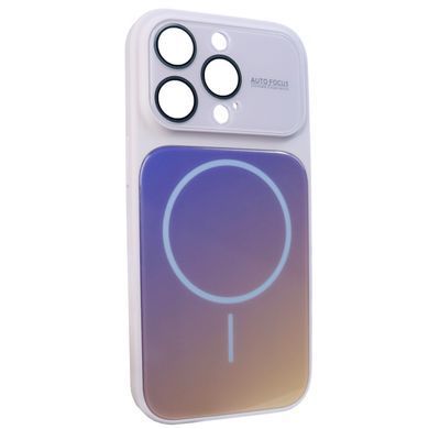 Чехол для iPhone 14 Pro Max Gradient Glass MagSafe Case &ndash; Purple