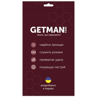 TPU чехол GETMAN Ease logo усиленные углы для Apple iPhone 11 (6.1") Серый (прозрачный)