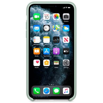 Чехол Silicone case Original 1:1 (AAA) для Apple iPhone 11 Pro Max (6.5") (Бирюзовый / Beryl) Лучшее качество!!