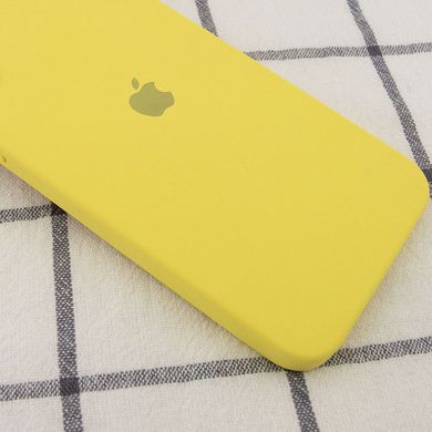 Чехол для Apple iPhone 11 Pro Max Silicone Full camera закрытый низ + защита камеры (Желтый / Canary Yellow)