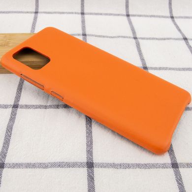 Кожаный чехол AHIMSA PU Leather Case (A) для Samsung Galaxy A31 (Оранжевый)
