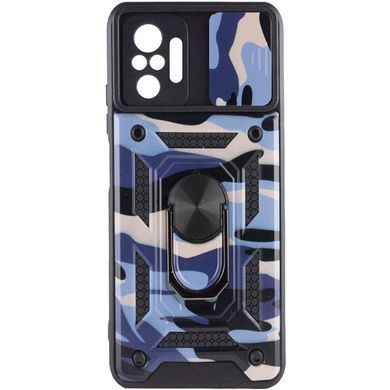 Удароміцний чохол Camshield Serge Ring Camo для Xiaomi Redmi Note 10 Pro / 10 Pro Max Фіолетовий / Army Purple