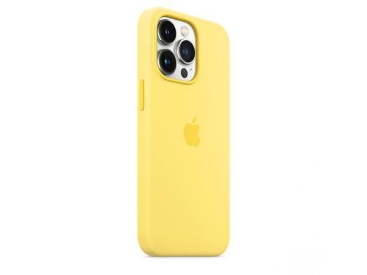 Чохол для Apple Iphone 13 pro Silicone case Original 1:1 full with Magsafe Жовтий/ Lemon Zest