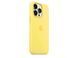 Чохол для Apple Iphone 13 pro Silicone case Original 1:1 full with Magsafe Жовтий/ Lemon Zest