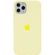 Чохол для Apple iPhone 11 Pro Max Silicone Full / закритий низ / Жовтий / Mellow Yellow