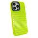 Чехол для iPhone 14 Pro силиконовый Puffer Neon Green