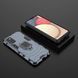Ударопрочный чехол Transformer Ring for Magnet для Samsung Galaxy A03s Серый / Metal slate
