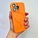 Чехол для iPhone Sapphire Matte with MagSafe + стекло на камеру Orange