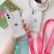 Чохол для iPhone 15 Pro прозорий з ремінцем5