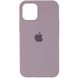 Чохол для Apple iPhone 16 Pro Max Silicone Case Full / закритий низ Сірий / Lavender