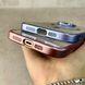 Чохол для iPhone 12 / 12 Pro Matt Shining Case with Magsafe + скло на камеру Silver