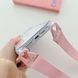 Чохол для iPhone 15 Pro прозорий з ремінцем2