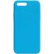 Силиконовый чехол Candy для Apple iPhone 7 plus / 8 plus (5.5"") Голубой