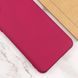 Чохол для Samsung Galaxy S21 FE Silicone Full camera закритий низ + захист камери Бордовий / Marsala