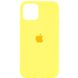 Чехол для iPhone 11 Silicone Full yellow / желтый / закрытый низ