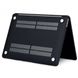 Чехол накладка Matte HardShell Case для Macbook Pro 16" Black