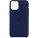 Чехол silicone case for iPhone 11 Pro (5.8") (Синий / Deep navy)