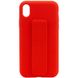 Чохол Silicone Case Hand Holder для Apple iPhone X / XS (5.8") (Червоний / Red)