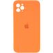 Чехол для Apple iPhone 11 Pro Silicone Full camera / закрытый низ + защита камеры- (Оранжевый / Papaya)