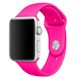 Силиконовый ремешок для Apple watch 38mm / 40mm (Розовый / Barbie pink)