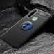 TPU чехол Deen ColorRing под магнитный держатель (opp) для Xiaomi Redmi Note 8T (Черный / Синий)
