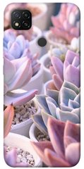 Чехол для Xiaomi Redmi 9C PandaPrint Эхеверия 2 цветы