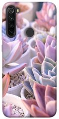 Чехол для Xiaomi Redmi Note 8T PandaPrint Эхеверия 2 цветы