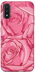 Чохол для Samsung Galaxy A01 PandaPrint Троянди олівцем квіти