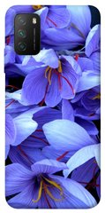 Чехол для Xiaomi Poco M3 PandaPrint Фиолетовый сад цветы