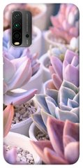 Чехол для Xiaomi Redmi Note 9 4G / Redmi 9 Power / Redmi 9T PandaPrint Эхеверия 2 цветы