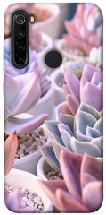 Чехол для Xiaomi Redmi Note 8 PandaPrint Эхеверия 2 цветы