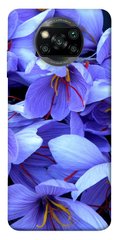 Чехол для Xiaomi Poco X3 NFC PandaPrint Фиолетовый сад цветы