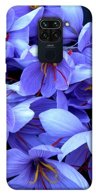 Чехол для Xiaomi Redmi Note 9 / Redmi 10X PandaPrint Фиолетовый сад цветы