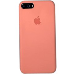 Чохол для Apple iPhone 7 plus / 8 plus Silicone Case Full з мікрофіброю і закритим низом (5.5 "") Рожевий / Flamingo