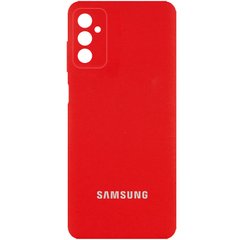 Чохол Samsung Galaxy M52 Silicone Full camera закритий низ + захист камери Червоний / Red