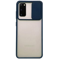Чехол Camshield mate TPU со шторкой для камеры для Samsung Galaxy S20 (Синий)