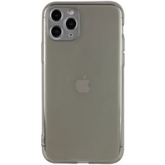 Матовый полупрозрачный TPU чехол с защитой камеры для Apple iPhone 11 Pro (5.8") (Черный / Black)
