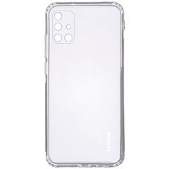 TPU чехол GETMAN Clear 1,0 mm для Samsung Galaxy A71, Прозрачный