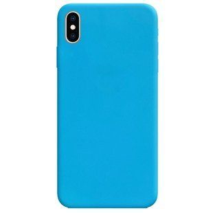 Силиконовый чехол Candy для Apple iPhone X / XS (5.8"") Голубой