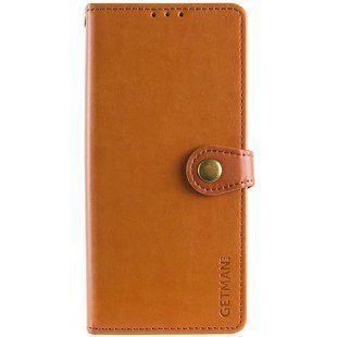 Шкіряний чохол книжка GETMAN Gallant (PU) для Samsung Galaxy S24 (Коричневий)