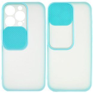 Чехол Camshield mate TPU со шторкой для камеры для Apple iPhone 13 Pro (6.1"") Бирюзовый