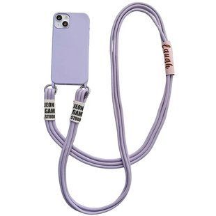 Чохол TPU two straps California для Apple iPhone 12 Pro / 12 (6.1"") Бузковий