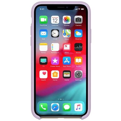 Чохол для Apple iPhone XR (6.1 "") Silicone Case Сірий / Lavender