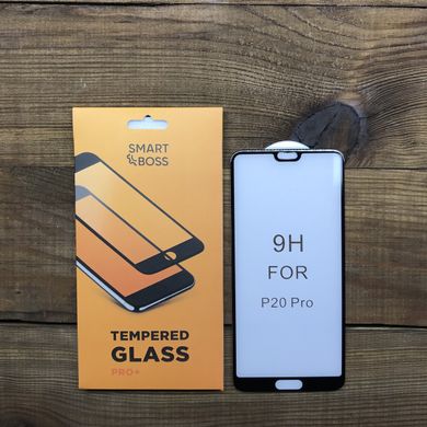 5D стекло изогнутые края для Huawei P20 Pro Black Premium Smart Boss™ Черное