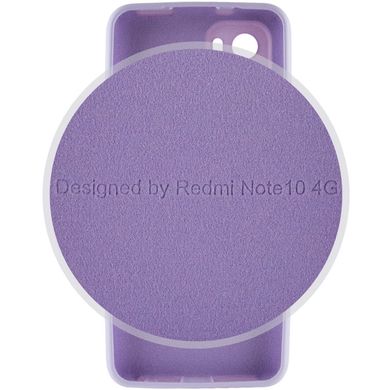 Чехол Silicone Cover Full Camera (AA) для Xiaomi Redmi Note 10 / Note 10s Сиреневый / Dasheen