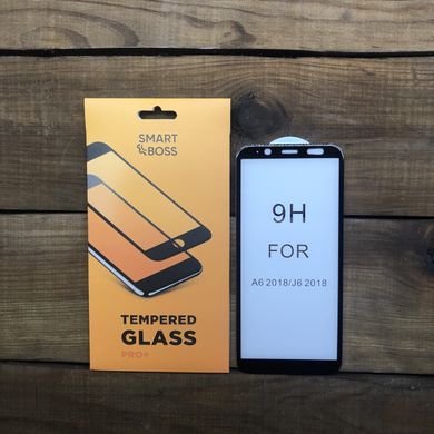 5D стекло изогнутые края для Samsung Galaxy A6 2018 / J6 2018 Premium Smart Boss™ Черное